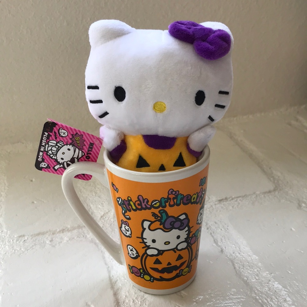 Hello Kitty Halloween Mug and Plush Sanrio